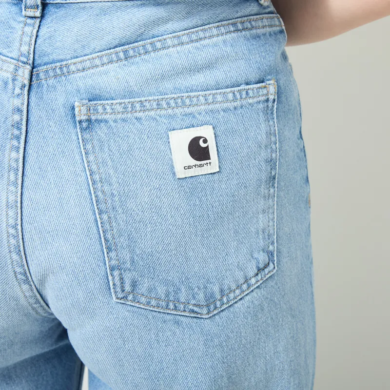 Carhartt WIP Womens Jane Pant Blue Heavy True Stone-5