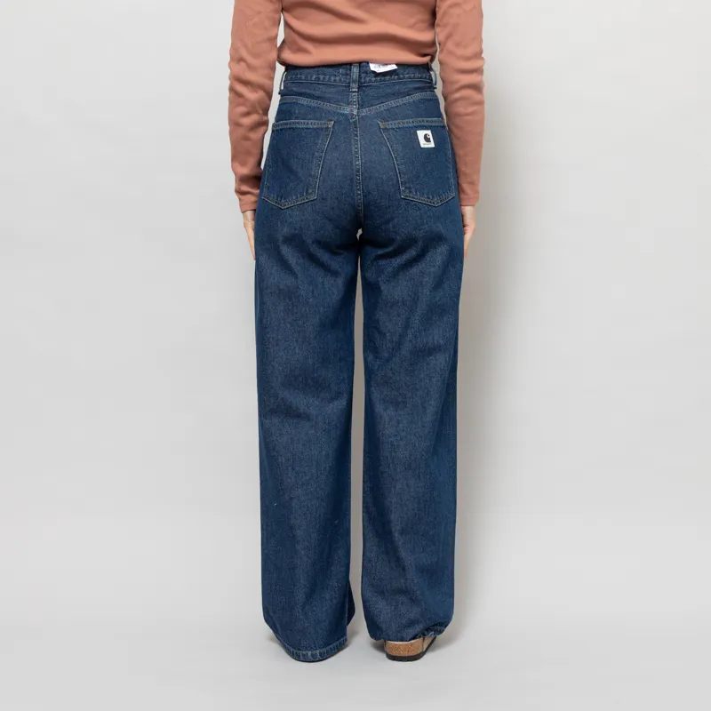 Carhartt WIP Womens Jane Pant Blue Stone Washed-3