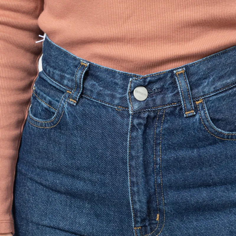 Carhartt WIP Womens Jane Pant Blue Stone Washed-9