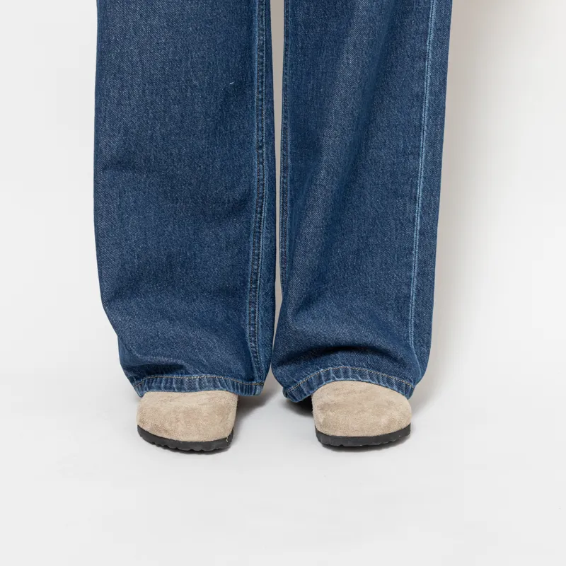 Carhartt WIP Womens Jane Pant Blue Stone Washed-7