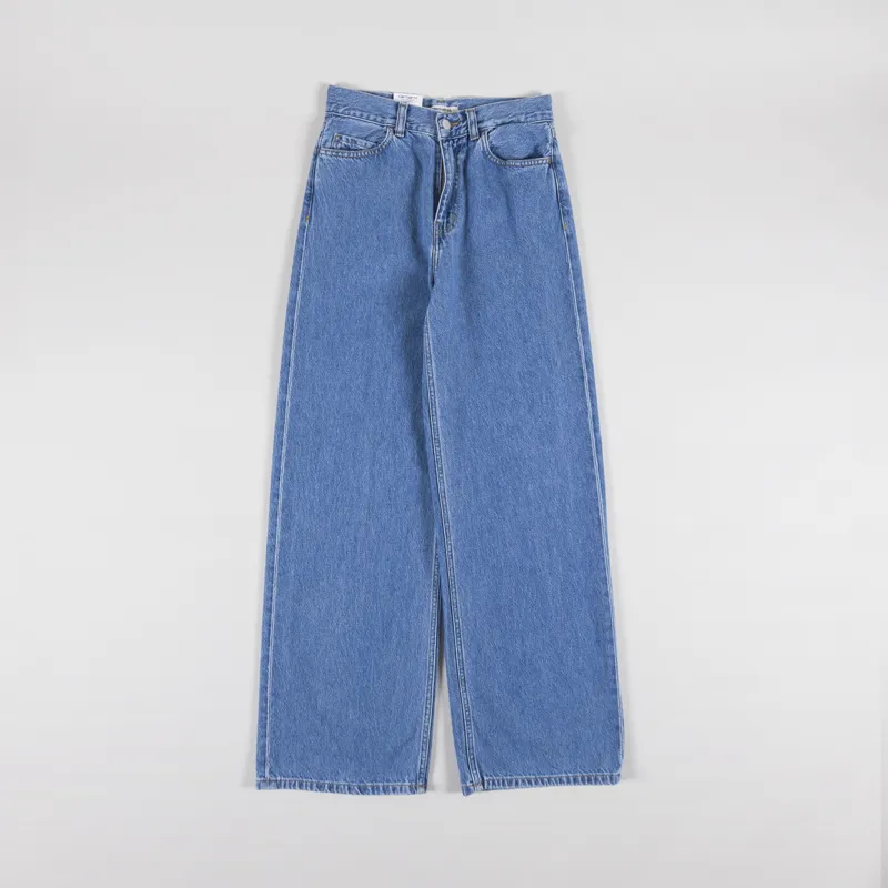 Carhartt WIP Womens Jane Pant Blue Heavy Stonewashed-5