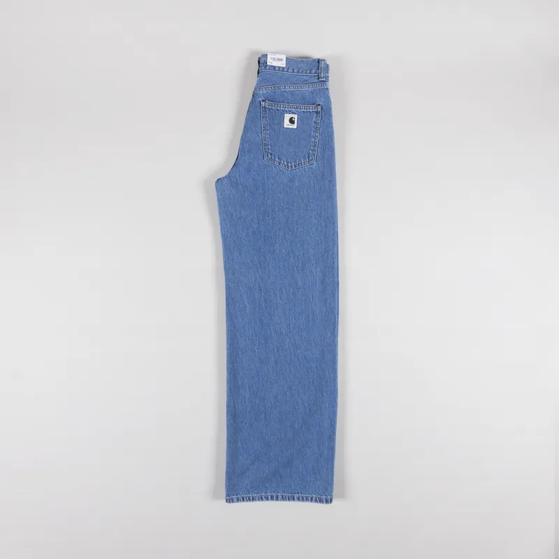 Carhartt WIP Womens Jane Pant Blue Heavy Stonewashed-6