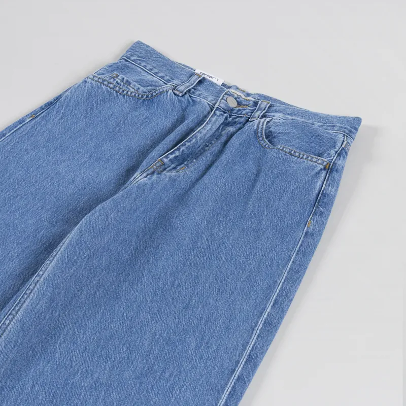 Carhartt WIP Womens Jane Pant Blue Heavy Stonewashed-8