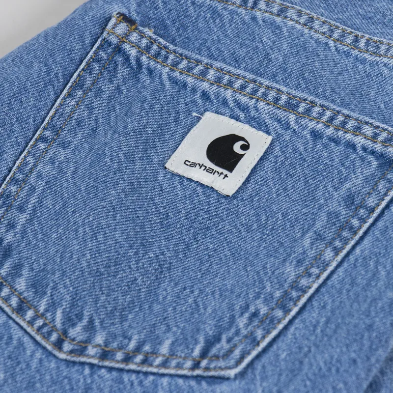 Carhartt WIP Womens Jane Pant Blue Heavy Stonewashed-13