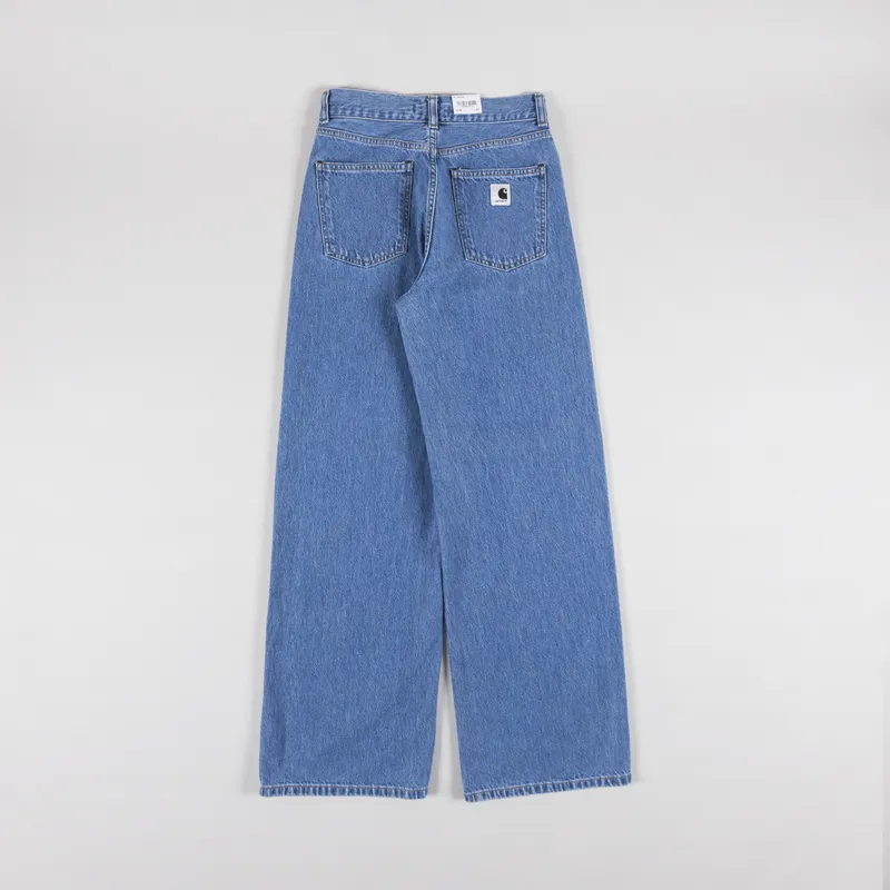Carhartt WIP Womens Jane Pant Blue Heavy Stonewashed-4