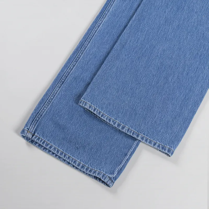 Carhartt WIP Womens Jane Pant Blue Heavy Stonewashed-10