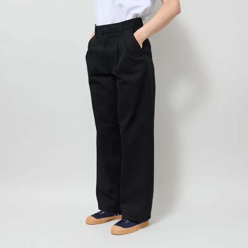 Carhartt WIP Womens Tristin Pant Black Rinsed-1