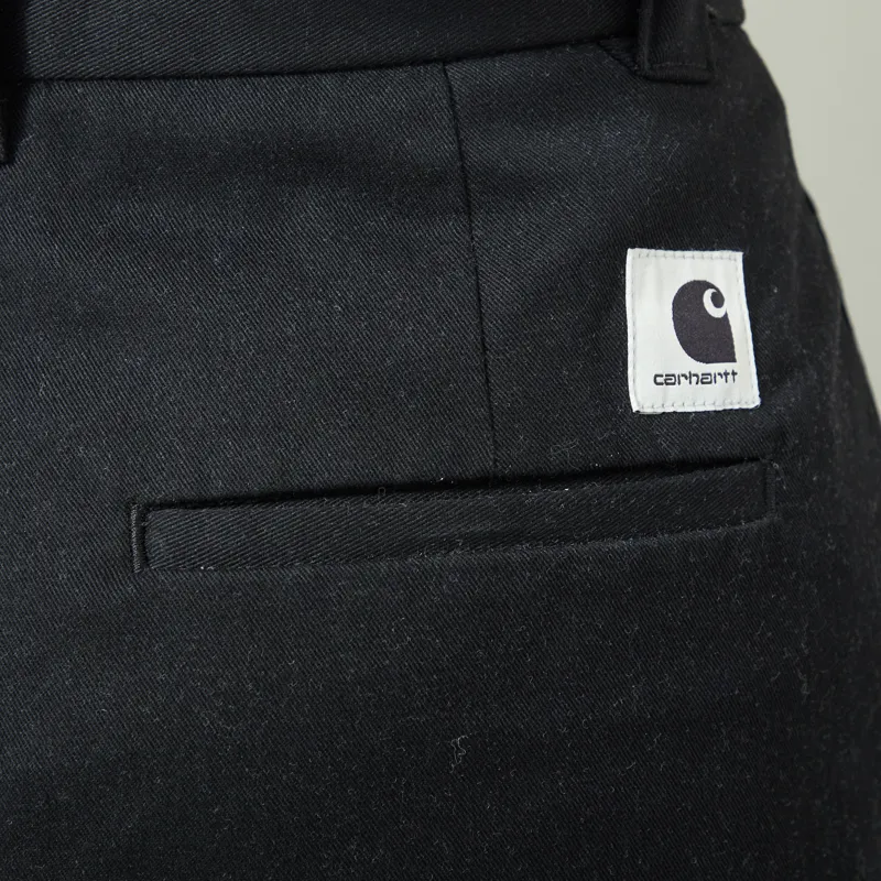Carhartt WIP Womens Tristin Pant Black Rinsed-6