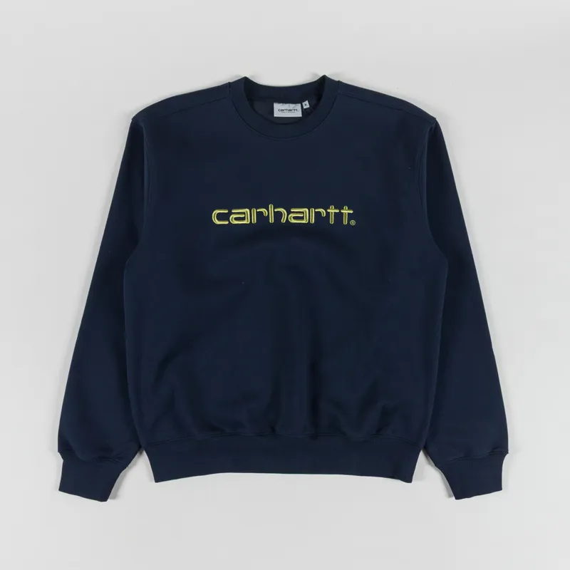 Carhartt WIP Sweat Deep Night Gentle Green