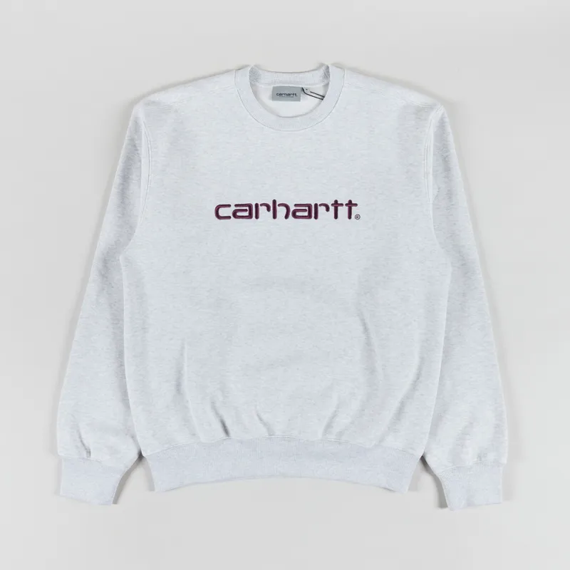 Carhartt WIP Sweat Ash Heather Cozy Purple