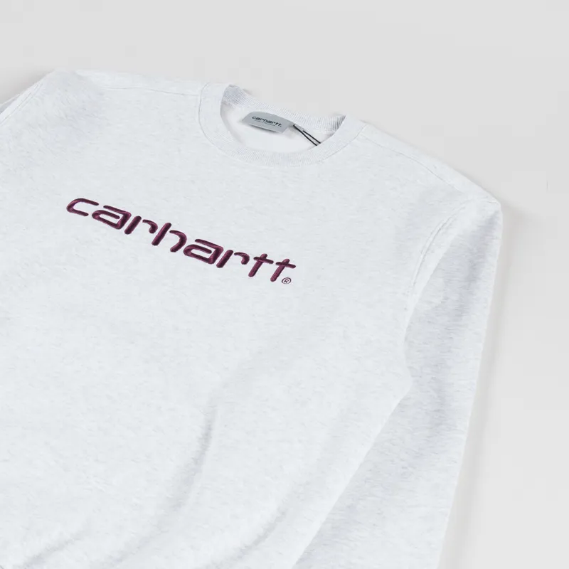 Carhartt WIP Sweat Ash Heather Cozy Purple-2