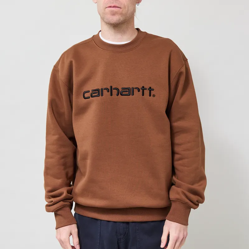 Carhartt WIP Sweat WIP H Brown Black-1
