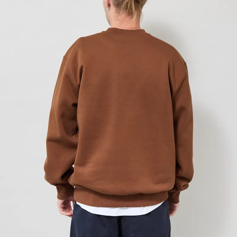 Carhartt WIP Sweat WIP H Brown Black-2