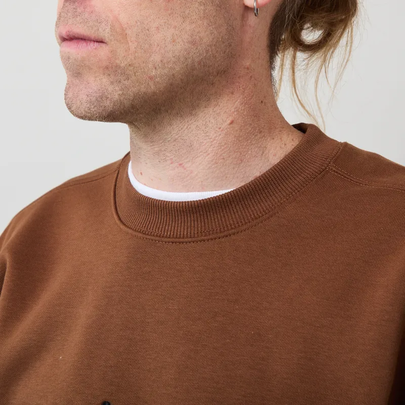Carhartt WIP Sweat WIP H Brown Black-3