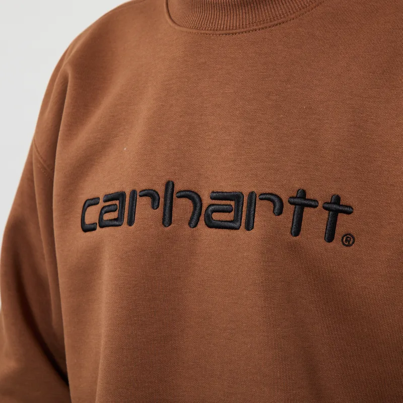 Carhartt WIP Sweat WIP H Brown Black-4