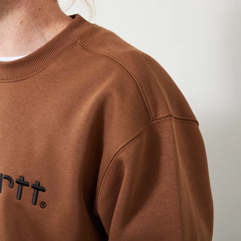 Carhartt WIP Sweat WIP H Brown Black-5