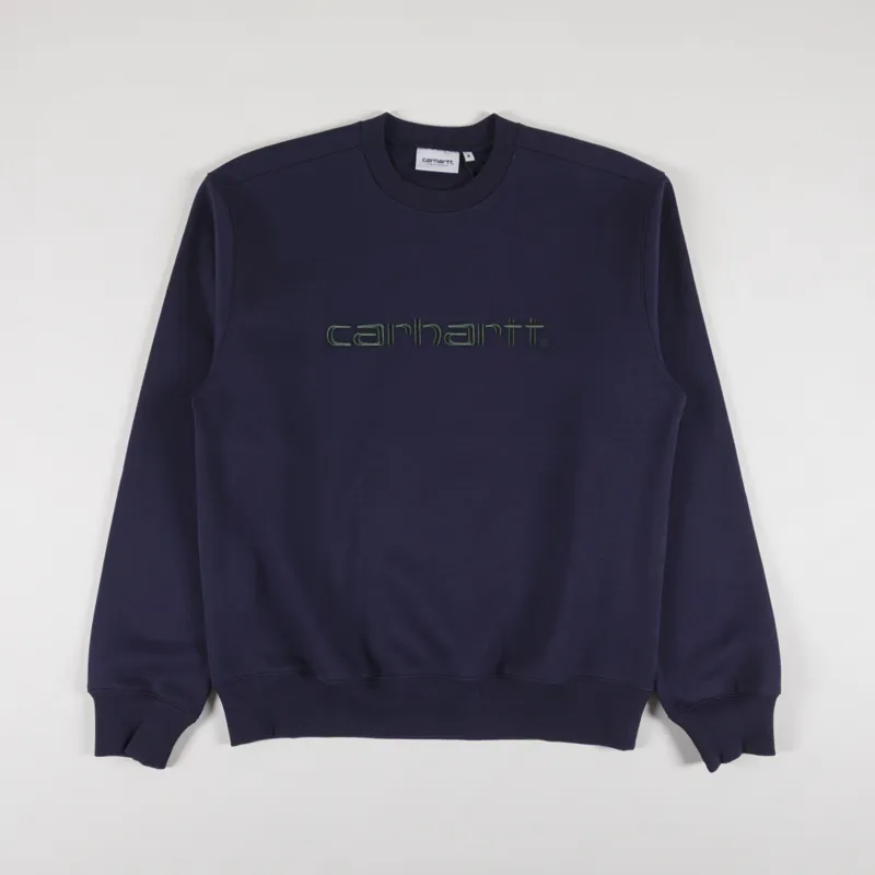 Carhartt WIP Sweat Dark Navy Dark Scarab