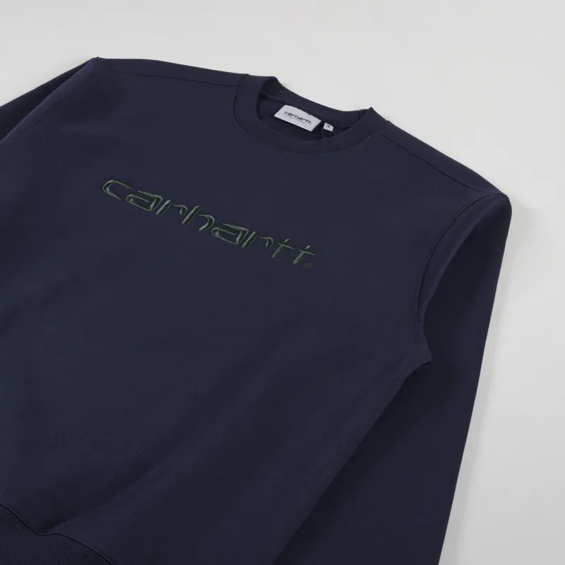 Carhartt WIP Sweat Dark Navy Dark Scarab-2