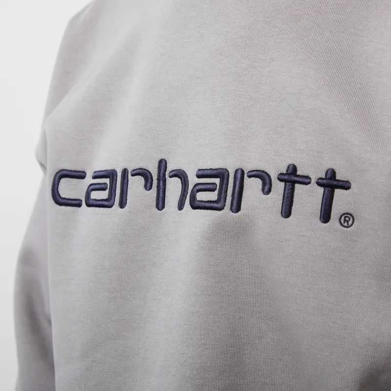 Carhartt WIP Sweat Shady Grey Dark Navy-4