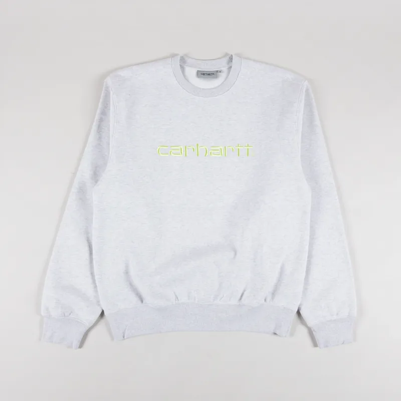 Carhartt WIP Sweat Ash Heather Air Green