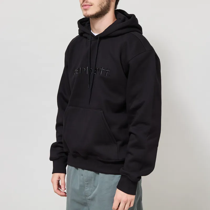 Carhartt WIP Hooded Sweat Black-1