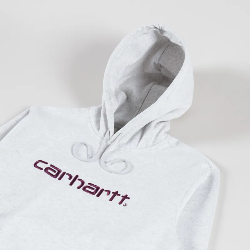 Carhartt WIP Hooded Sweat Ash Heather Cozy Purple-2