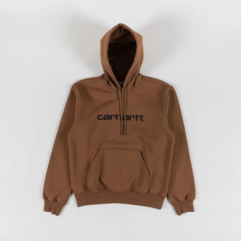 Carhartt WIP Hooded Sweat WIP H Brown Black