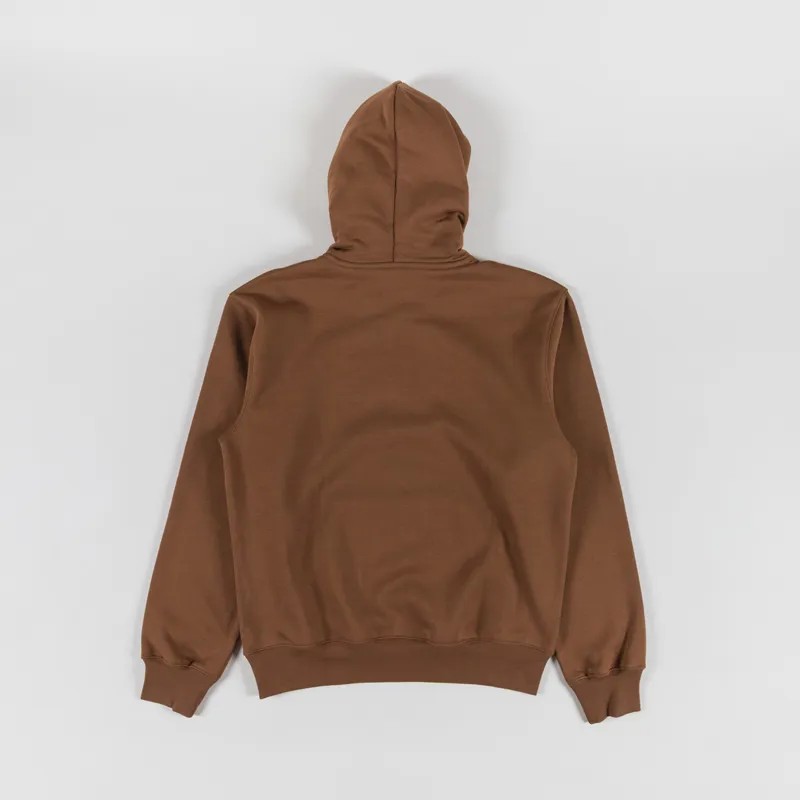 Carhartt WIP Hooded Sweat WIP H Brown Black-1