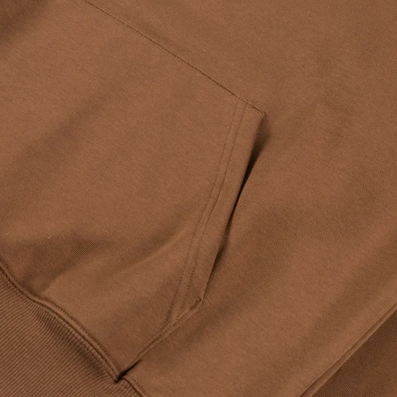 Carhartt WIP Hooded Sweat WIP H Brown Black-5