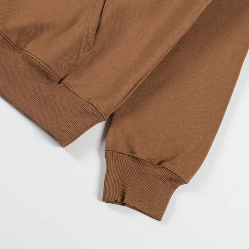 Carhartt WIP Hooded Sweat WIP H Brown Black-6