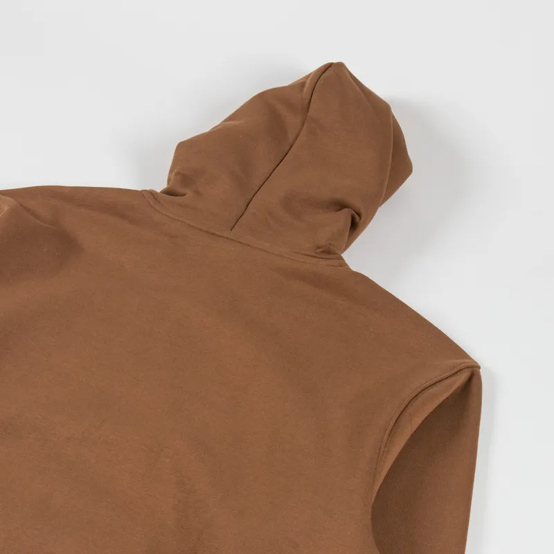 Carhartt WIP Hooded Sweat WIP H Brown Black-3