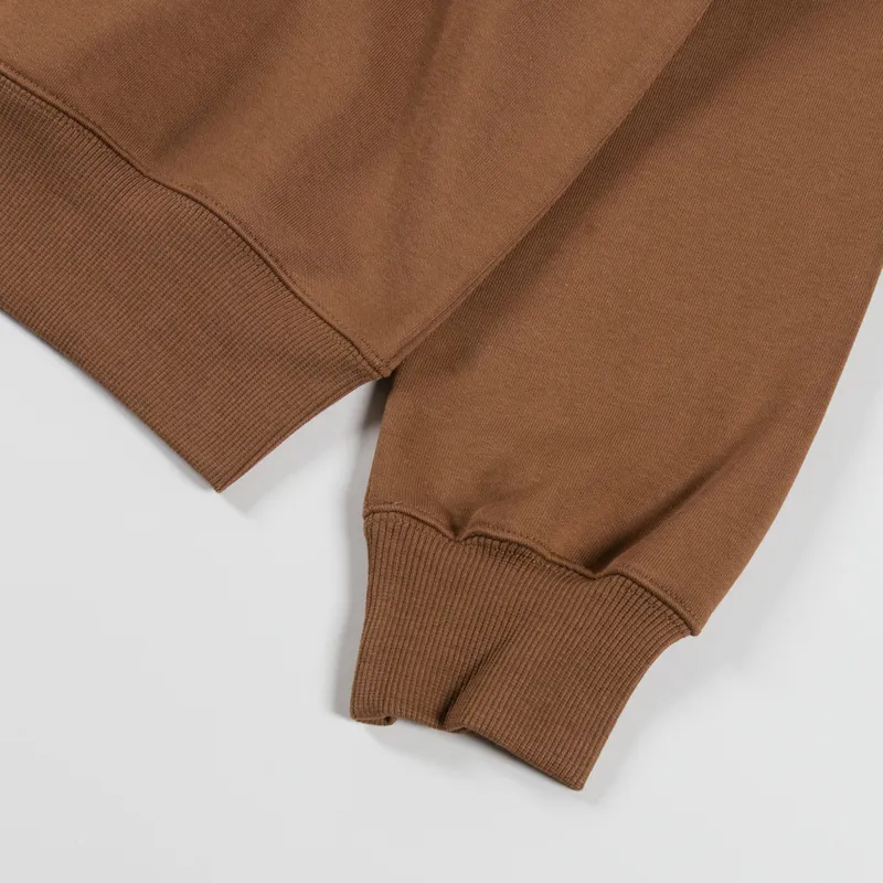 Carhartt WIP Hooded Sweat WIP H Brown Black-7