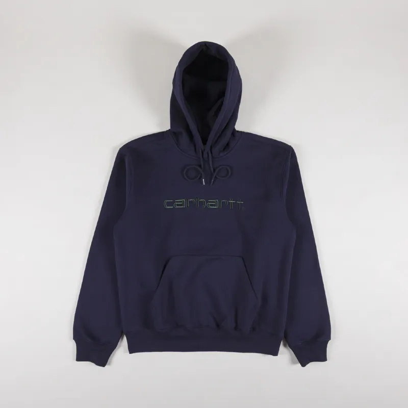 Carhartt WIP Hooded Sweat Dark Navy Dark Scarab