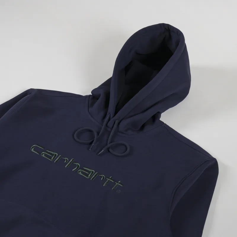Carhartt WIP Hooded Sweat Dark Navy Dark Scarab-2