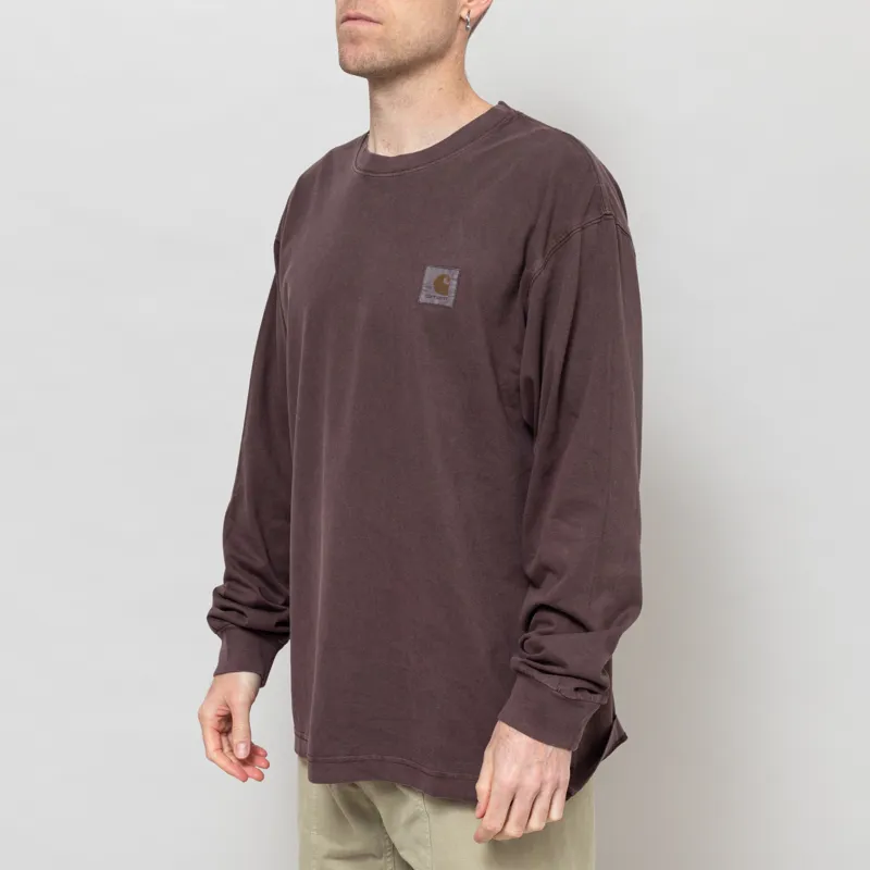 Carhartt WIP Long Sleeve Vista T Shirt Palisander-1