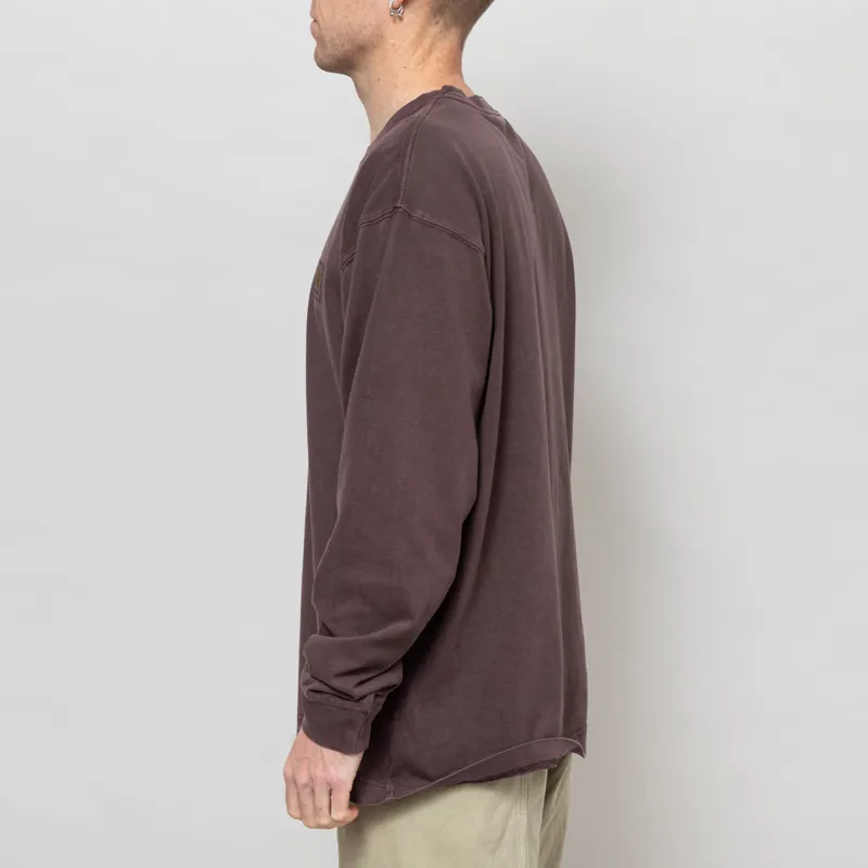 Carhartt WIP Long Sleeve Vista T Shirt Palisander-2