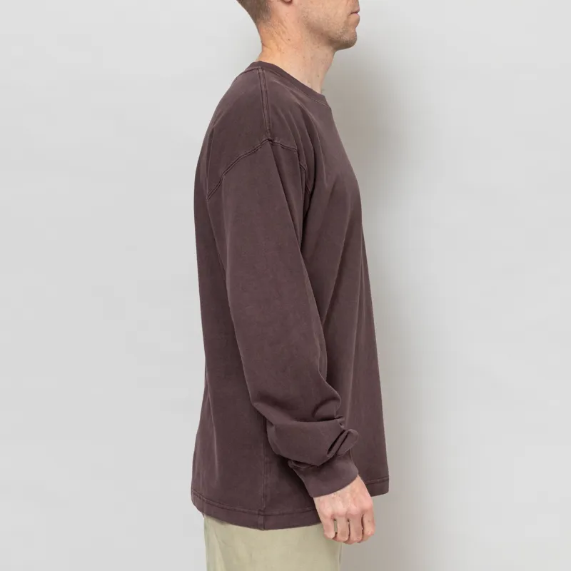 Carhartt WIP Long Sleeve Vista T Shirt Palisander-4