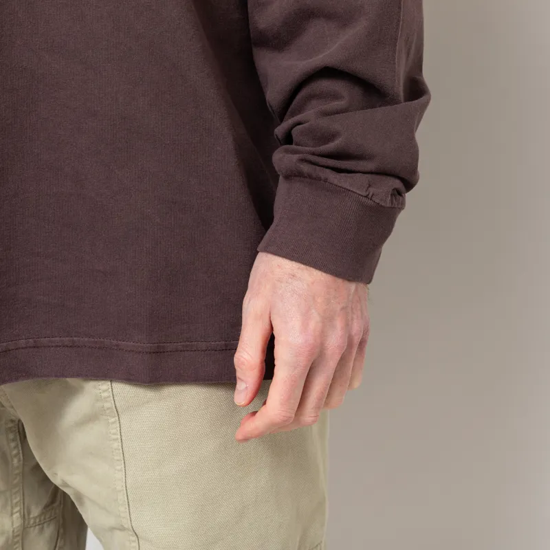 Carhartt WIP Long Sleeve Vista T Shirt Palisander-7