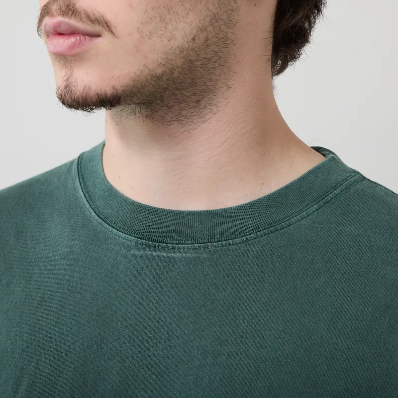 Carhartt WIP Long Sleeve Vista T Shirt Dark Scarab Garment Dyed-3