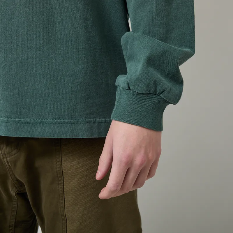 Carhartt WIP Long Sleeve Vista T Shirt Dark Scarab Garment Dyed-6