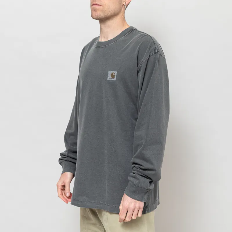 Carhartt WIP Long Sleeve Vista T Shirt Black-1