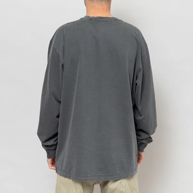 Carhartt WIP Long Sleeve Vista T Shirt Black-3