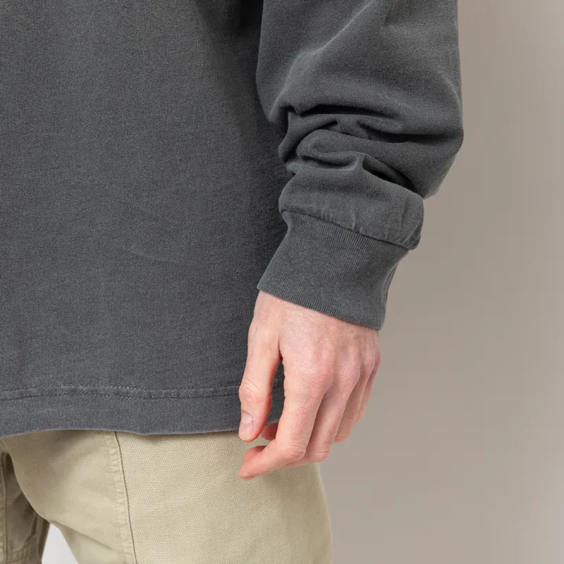 Carhartt WIP Long Sleeve Vista T Shirt Black-7