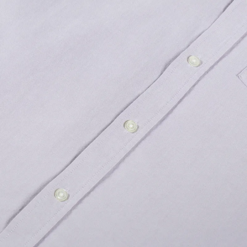 Carhartt WIP Long Sleeve C Logo Shirt Pink Fog White-5