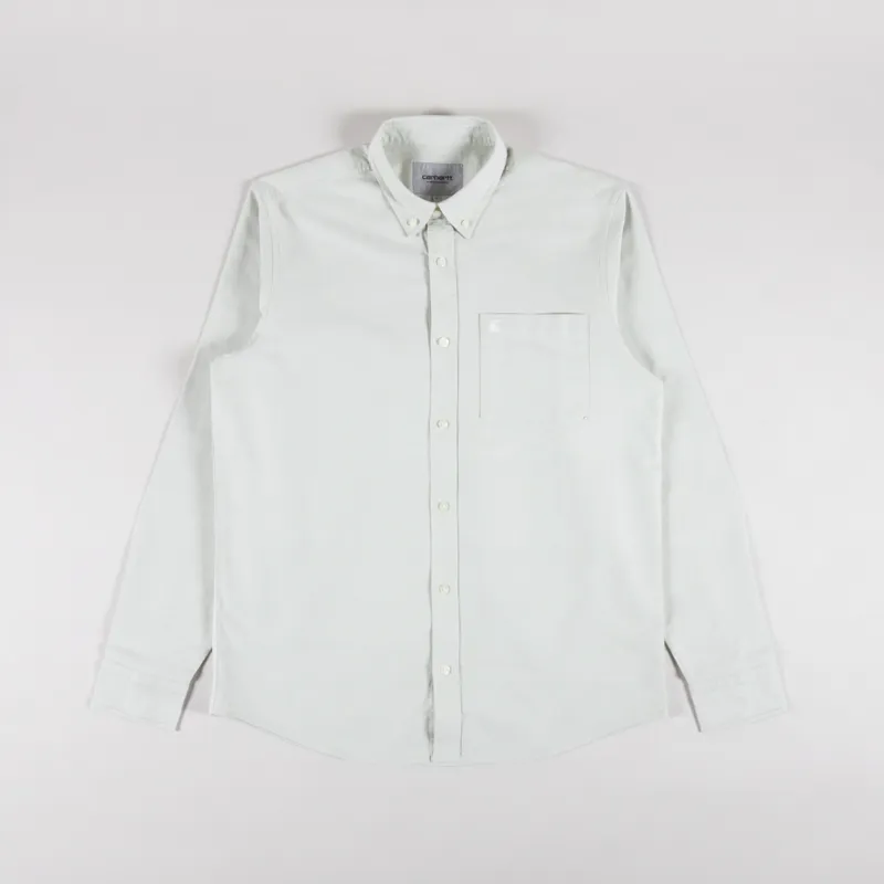 Carhartt WIP Long Sleeve C Logo Shirt Pale Olive White