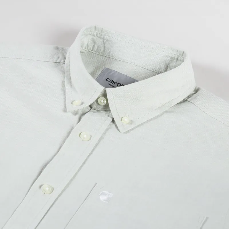 Carhartt WIP Long Sleeve C Logo Shirt Pale Olive White-4