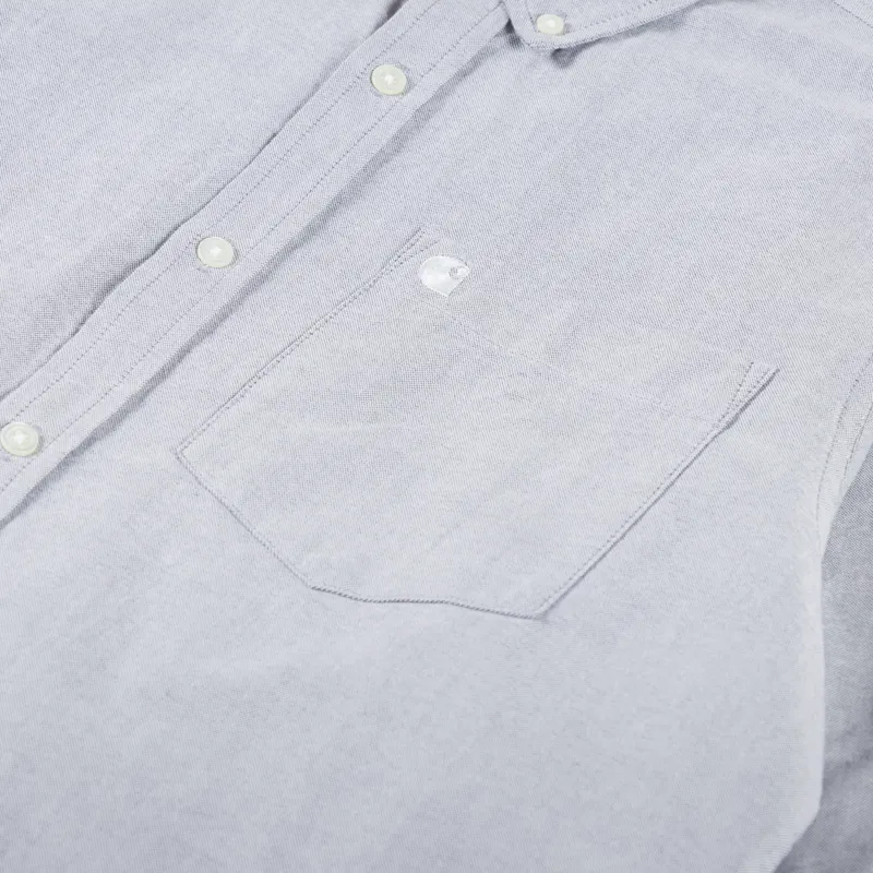 Carhartt WIP Long Sleeve C Logo Shirt Black White-4