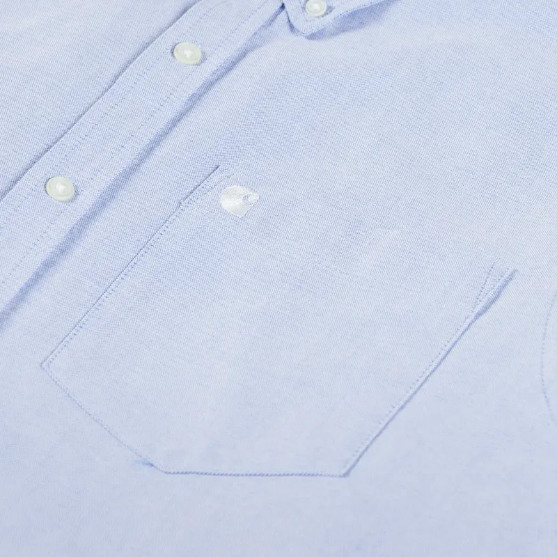 Carhartt WIP Long Sleeve C Logo Shirt Bleach White-4