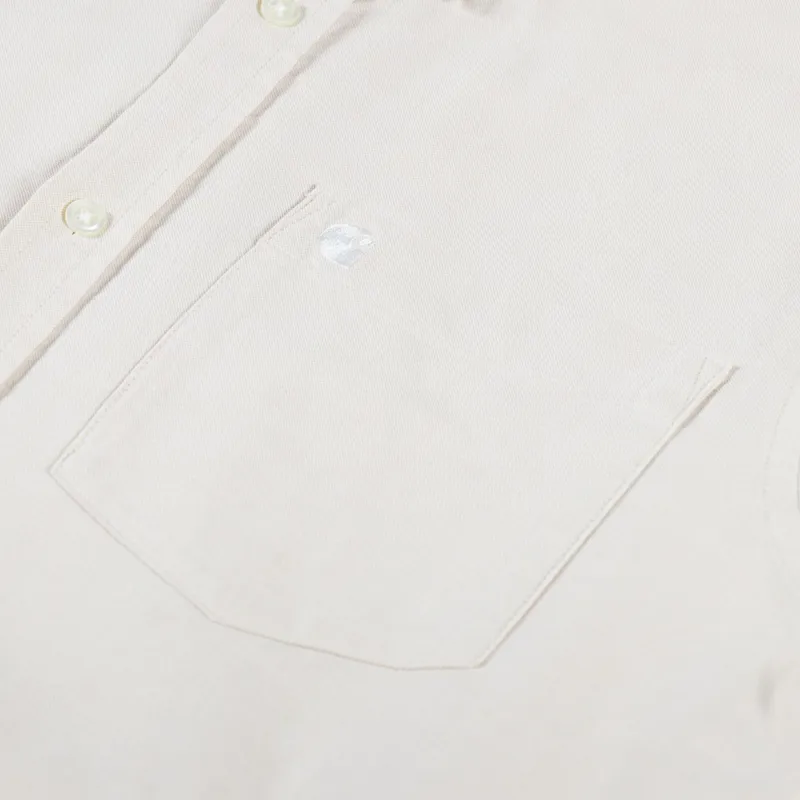 Carhartt WIP Long Sleeve C Logo Shirt Cornsilk White-4