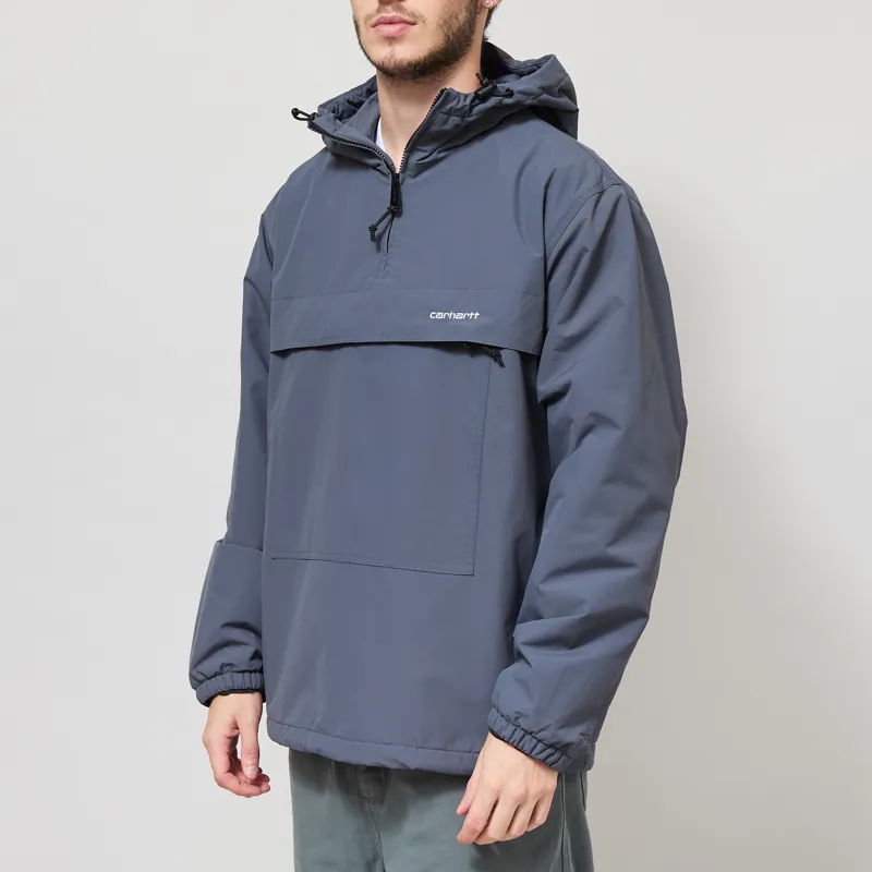 Carhartt WIP Windbreaker Pullover Styx White-1